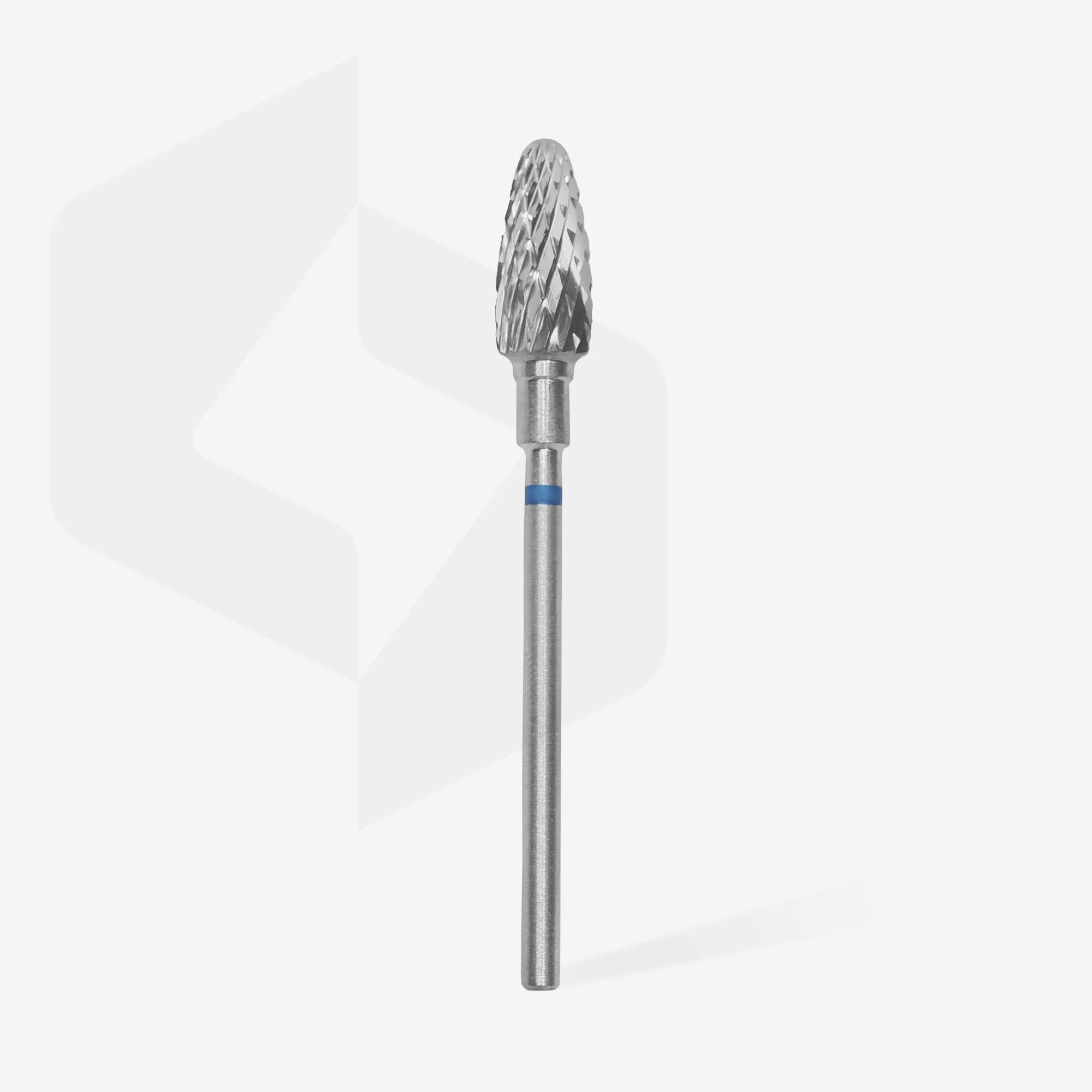 Fresa de carburo para uñas "maíz" azul EXPERT diámetro 6 mm/ parte útil 14 mm
