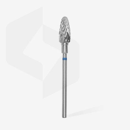 Fresa de carburo para uñas "maíz" azul EXPERT diámetro 6 mm/ parte útil 14 mm
