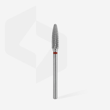 Fresa de carburo "corn" roja EXPERT diámetro 4 mm / parte útil 14 mm