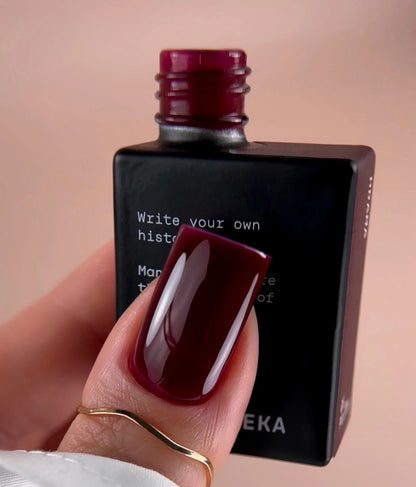 BIBLIOTEKA Gel Polish № 27 Drama – Burgundy, 10 ml