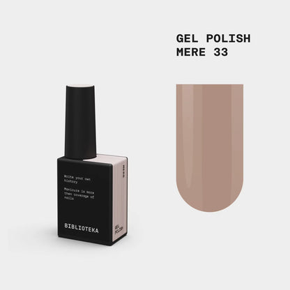 BIBLIOTEKA Gel Polish № 33 Mere, 10 ml