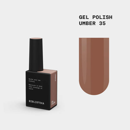 BIBLIOTEKA Gel Polish № 35 Umber, 10 ml