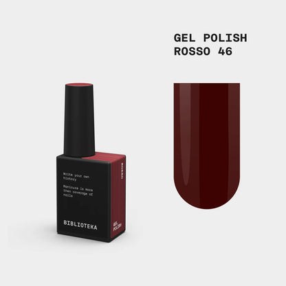 BIBLIOTEKA Gel Polish № 46 Rosso, 10 ml