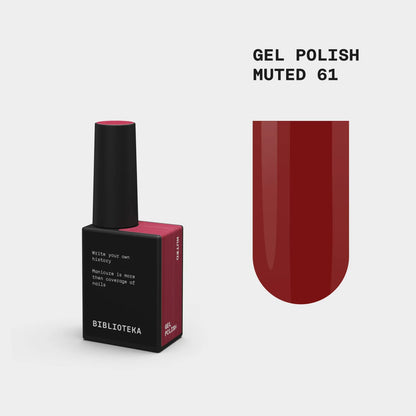 BIBLIOTEKA Gel Polish № 61 Muted, 10 ml