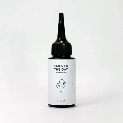 NAILSOFTHEDAY Rubber Base – base de caucho para uñas, 50 ml (Refill)