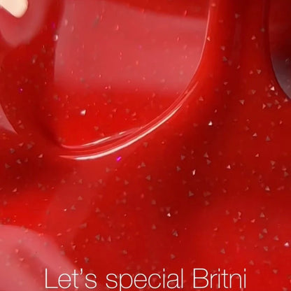 NAILSOFTHEDAY Let’s special Britni — esmalte Carmesí brillante, 10 ml