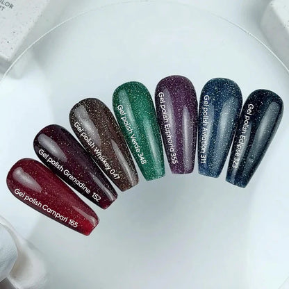 NAILSOFTHEDAY Campari — esmalte semipermanente reflectante rojo, 10 ml