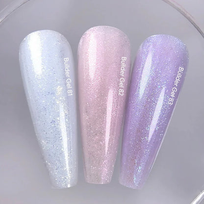 NAILSOFTHEDAY Builder Gel 81 — gel constructor lechoso con shimmer, 15 ml