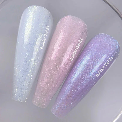 NAILSOFTHEDAY Builder Gel 81 — gel constructor lechoso con shimmer, 15 ml