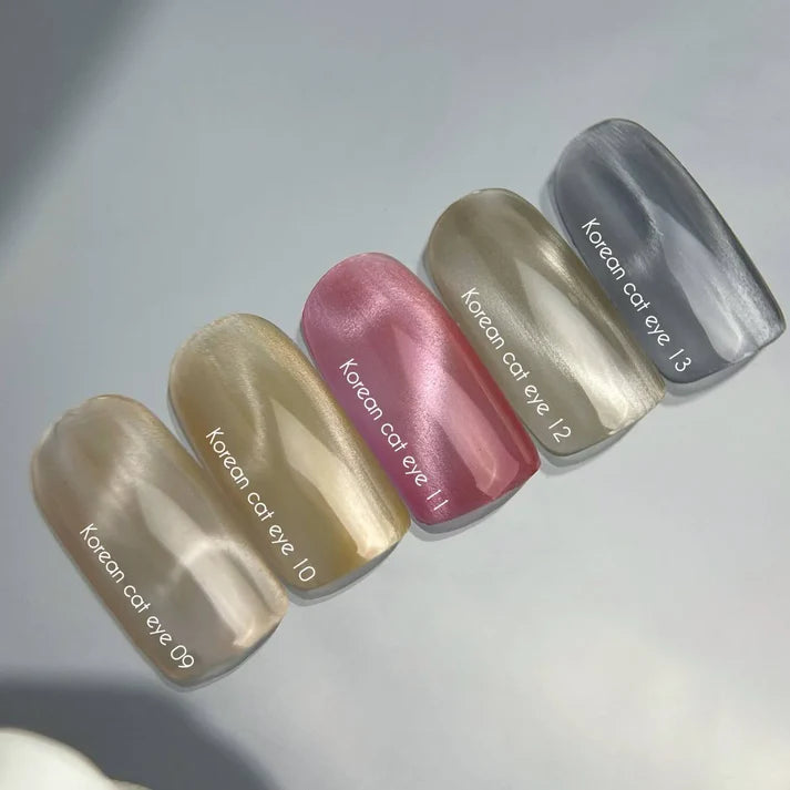 NAILSOFTHEDAY Korean cat eye 11 – esmalte semipermanente ojo de gato rosa, 10 ml