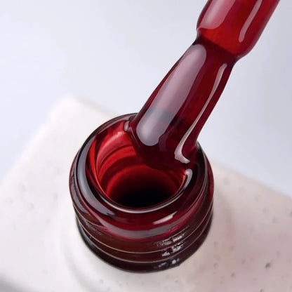 NAILSOFTHEDAY Gel Polish Vitrage 02 — esmalte vitral rojo intenso, 10 ml