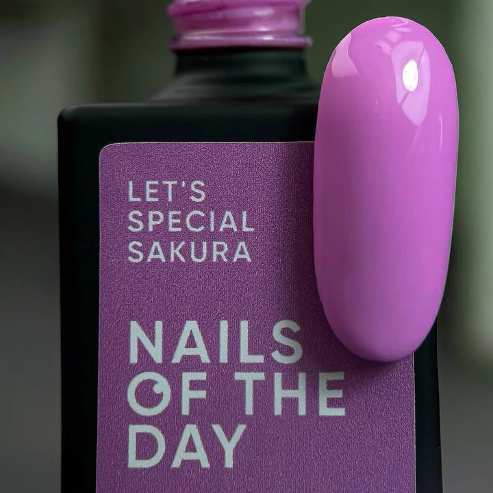 NAILSOFTHEDAY Let’s Special Sakura 201— esmalte semipermanente morado, 10 ml