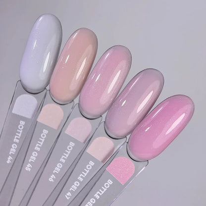NAILSOFTHEDAY Bottle gel Shimmer 48 – Gel líquido, rosa, 10 ml