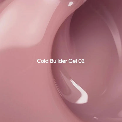 NAILSOFTHEDAY Cold Builder Gel 02 — gel constructor nude rosado para extensión de uñas, 15 ml.