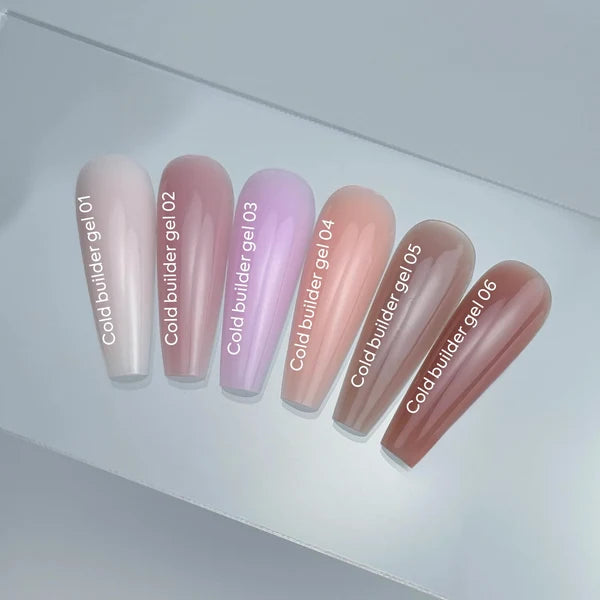 NAILSOFTHEDAY Cold Builder Gel 03 — gel constructor rosa para extensión de uñas, 15 ml.