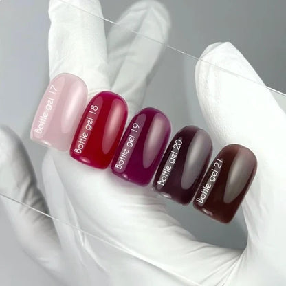 NAILSOFTHEDAY Bottle Gel 17 – gel ultrafuerte rosa suave, 10 ml