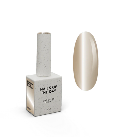 NAILSOFTHEDAY Korean Cat Eye 09 – esmalte semipermanente efecto ojo de gato nude beige, 10 ml