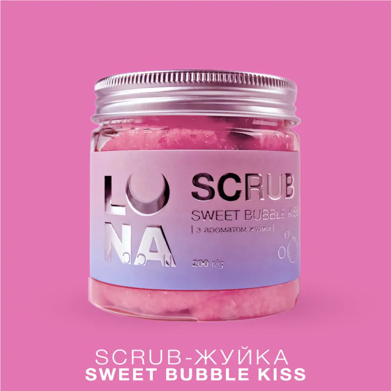 LUNAmoon Exfoliante Scrub Sweet Bubble Kiss manos y pies