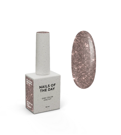 NAILSOFTHENIGHT Margarita gel polish - esmalte nude rosado reflectante, 10 ml