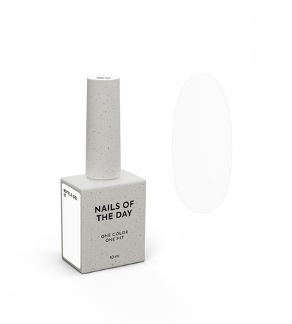 NAILSOFTHEDAY Bottle gel 01 – Gel líquido, blanco, 10 ml.