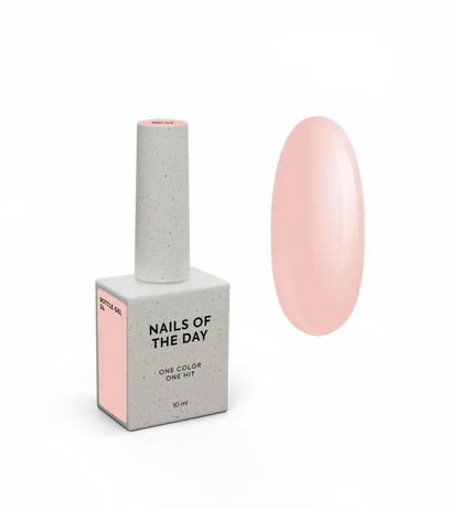NAILSOFTHEDAY Bottle gel 04 – Gel líquido, beige leche, 10 ml.