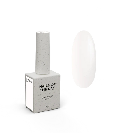 NAILSOFTHEDAY Bottle gel 23 – Gel líquido, blanco lechoso, 10 ml.