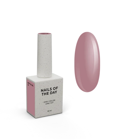 NAILSOFTHEDAY Bottle Gel 24 – gel ultraresistente nude para el refuerzo de uñas, 10 ml