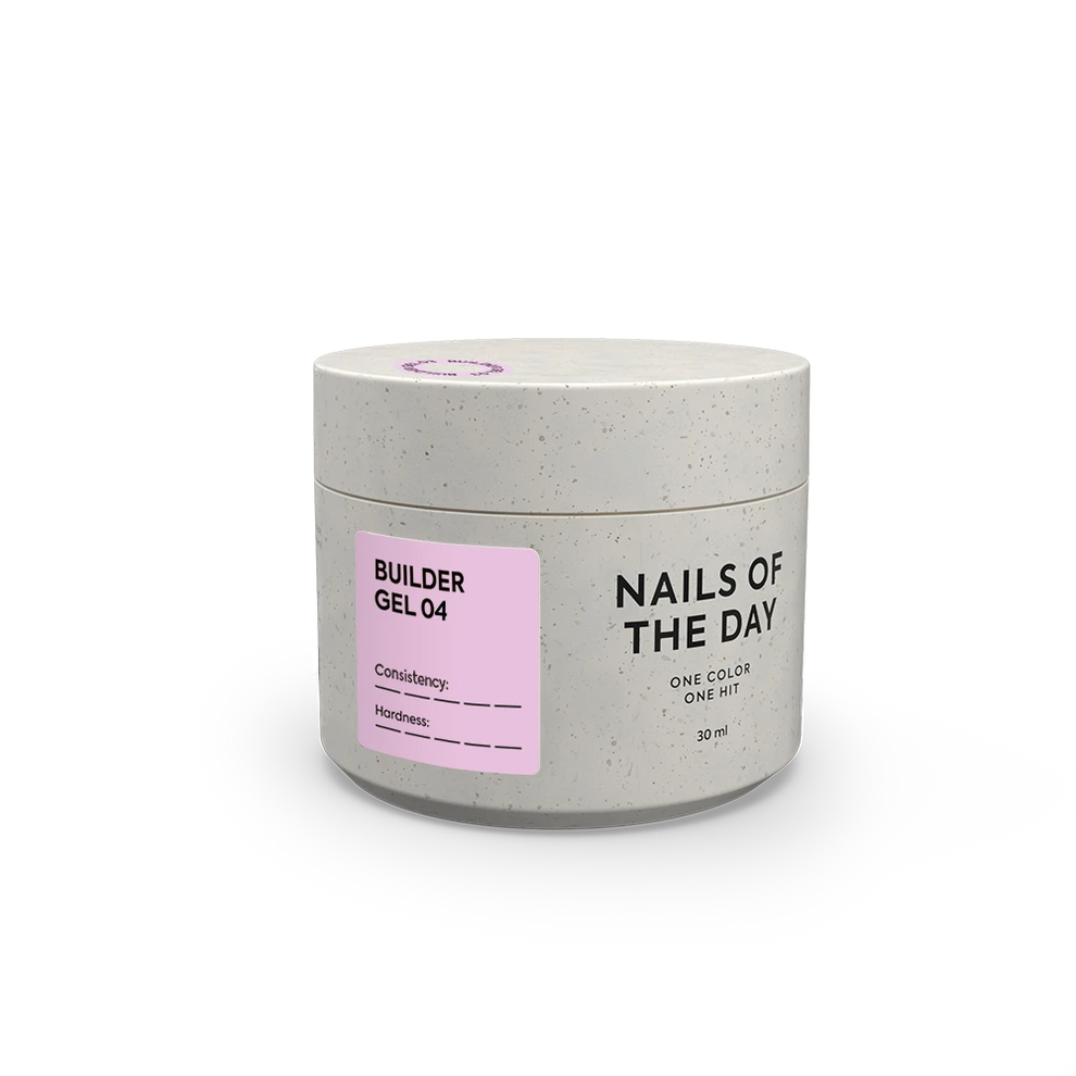 NAILSOFTHEDAY Builder Gel 04 - Rosa, 30 ml