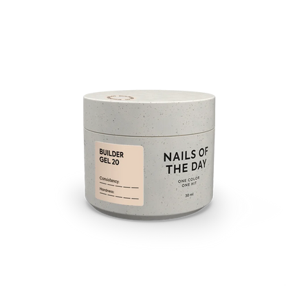 NAILSOFTHEDAY Builder Gel 20 - Nude arena, 30 ml