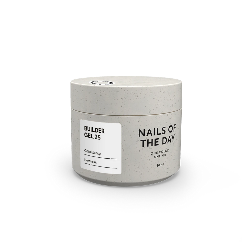 NAILSOFTHEDAY Builder Gel 25 - Blanco Intenso, 30 ml