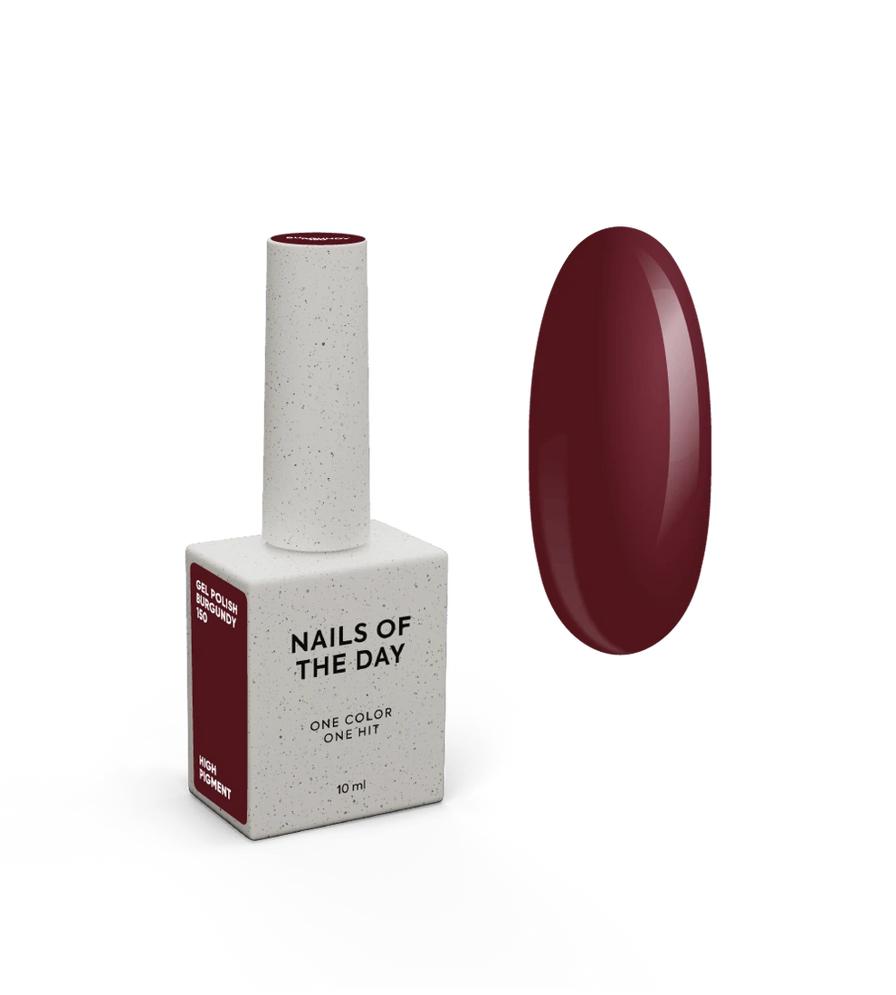 NAILSOFTHEDAY Let’s special Burgundy — esmalte Burdeos Intenso, 10 ml