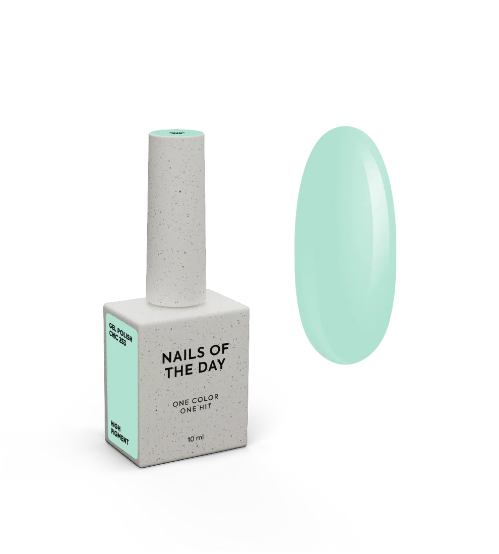 NAILSOFTHEDAY Esmalte Semi Chic — turquesa pastel, 10 ml