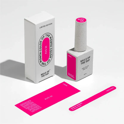 NAILSOFTHEDAY Color del Mes Agosto 2026 - Chrin, 10 ml