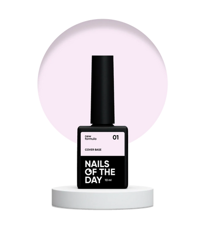 Nailsoftheday Cover base NEW Formula 01: Rosa Claro, 10 ml