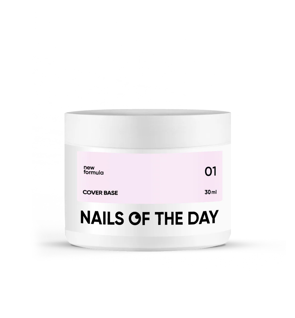Nailsoftheday Cover base NEW Formula 01: Rosa Claro, 30 ml