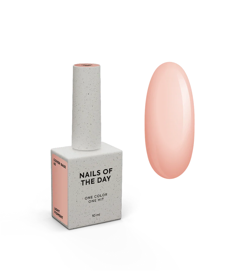 Cover Base 45 Light Pigment – base nude semitransparente, 10 ml