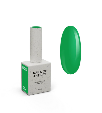 NAILSOFTHEDAY Gel Polish Energy 250 — verde intenso, 10 ml