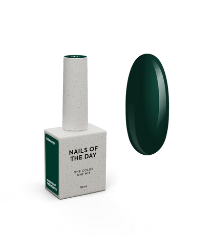 NAILSOFTHEDAY Color del Mes Septiembre 2025 – Everroot - Verde Profundo, 10 ml
