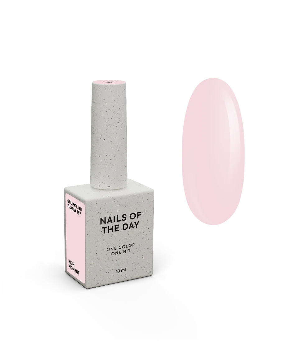 NAILSOFTHEDAY Esmalte Semi Floria — rosa pastel, 10 ml