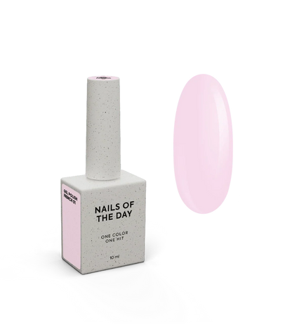 NAILSOFTHEDAY French 01 — esmalte rosa nude traslúcido, 10 ml