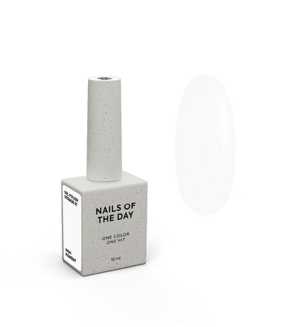 NAILSOFTHEDAY French White 02 — esmalte blanco frío, 10 ml