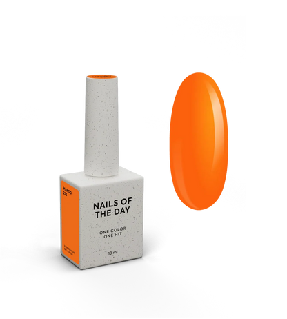 NAILSOFTHEDAY Gel Polish Mango — esmalte semipermanente naranja neón, 10 ml