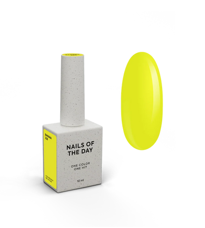 NAILSOFTHEDAY Gel Polish Banana — esmalte semipermanente amarillo neón, 10 ml