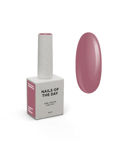 NAILSOFTHEDAY Gel Polish Parfum 061 — Empolvado Oscuro con Shimmer, 10 ml
