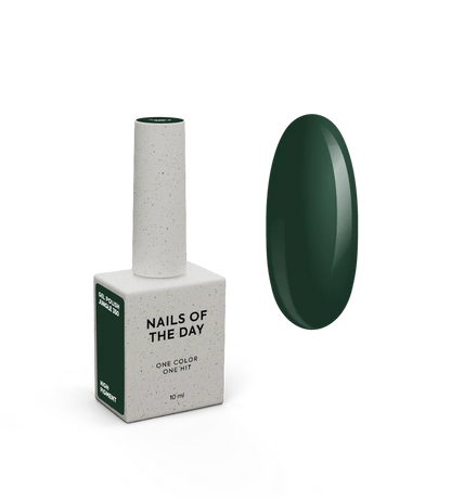 NAILSOFTHEDAY Let’s Special Jungle 350— esmalte verde oscuro, 10 ml.