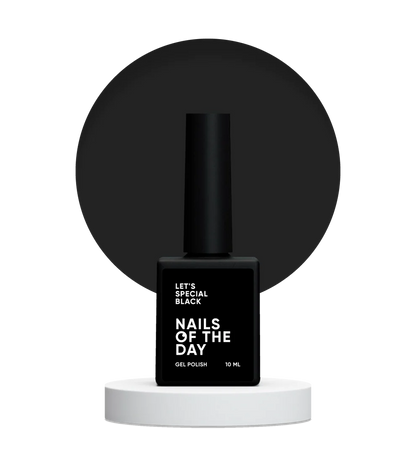 NAILSOFTHEDAY Let’s Special Black — esmalte semipermanente Negro, 10 ml