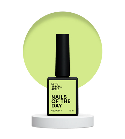 NAILSOFTHEDAY Let’s Special Apple — esmalte semipermanente pastel lima, 10 ml