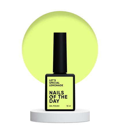 NAILSOFTHEDAY Let’s Special Lemonade — esmalte semipermanente pastel limón, 10 ml
