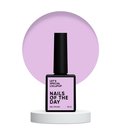 NAILSOFTHEDAY Let’s Special Lollipop — esmalte semipermanente pastel violeta, 10 ml