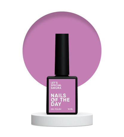 NAILSOFTHEDAY Let’s Special Sakura 201— esmalte semipermanente morado, 10 ml